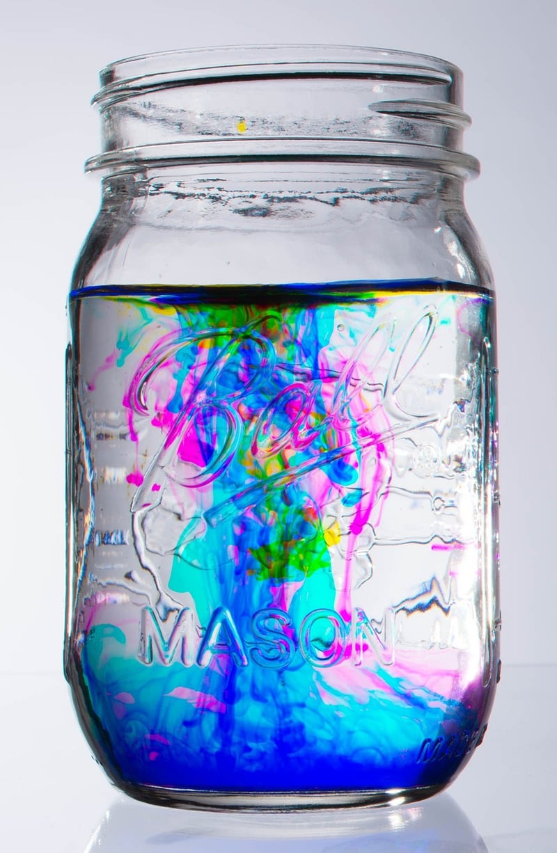 Glass jars